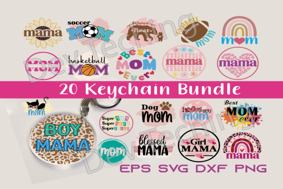 Mom Keychain SVG Bundle: A Designer’s Stitch Test