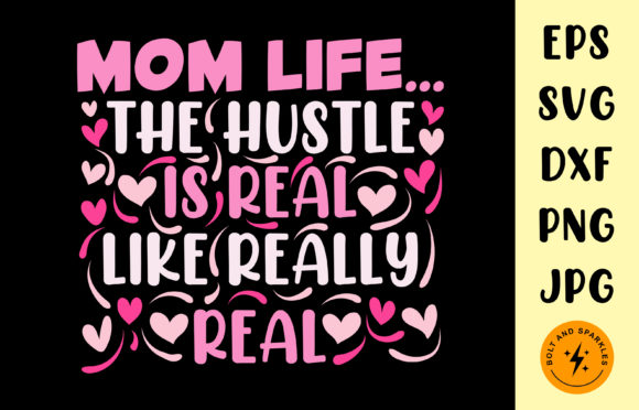 Mom Life Hustle Graphic: An Embroidery Review