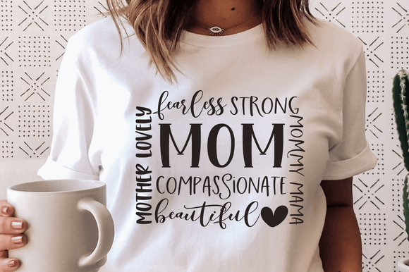 Mom Phrase Collage SVG: A Designer’s Stitch Review