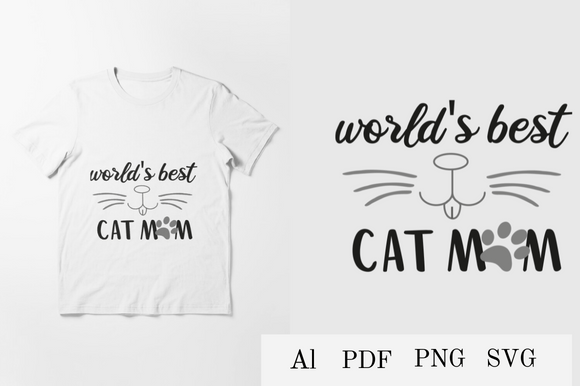 World's Best Cat Mom: An Embroidery Design Review